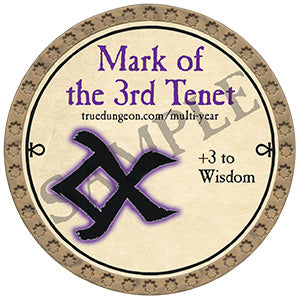 Mark of the 3rd Tenet - 2024 (Gold) - C154
