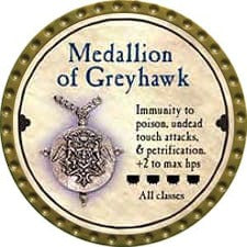 Medallion of Greyhawk - 2008 (Gold) - C148