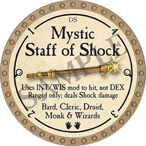 Mystic Staff of Shock - 2023 (Gold) - C134