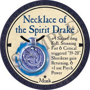 Necklace of the Spirit Drake - 2020 (Blue) - C26