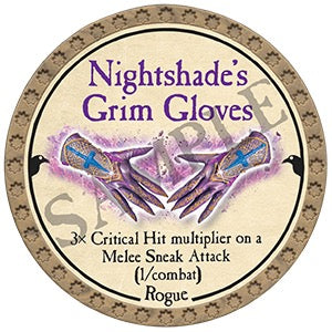 Nightshade's Grim Gloves - 2025 (Gold) - C153