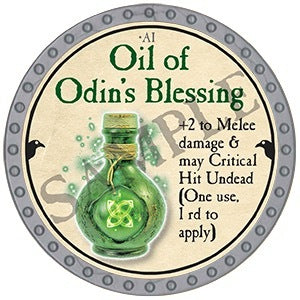 Oil of Odin's Blessing - 2025 (Platinum)