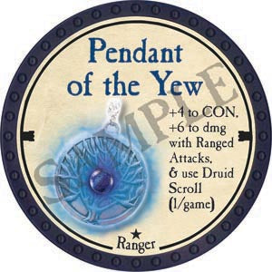 Pendant of the Yew - 2020 (Blue) - C156