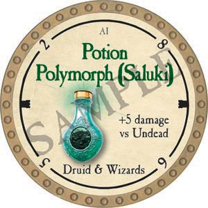Potion Polymorph (Saluki) - 2020 (Gold) - C37