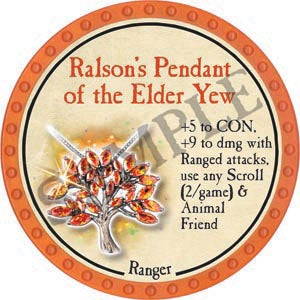 Ralson's Pendant of the Elder Yew - 2020 (Orange) - C157