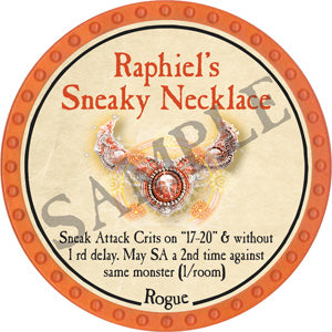 Raphiel's Sneaky Necklace - 2019 (Orange) - C203