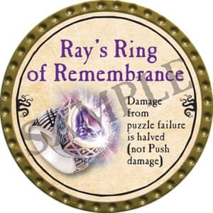 Ray’s Ring of Remembrance - 2016 (Gold) - C26