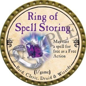 Ring of Spell Storing - 2016 (Gold) - C203