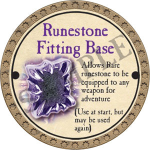 Runestone Fitting Base - 2017 (Gold) - C157