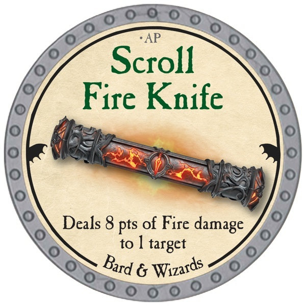 Scroll Fire Knife - 2026 (Platinum) - UC