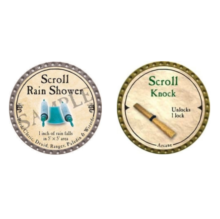 Scroll Rain Shower & Scroll Knock Set - C203