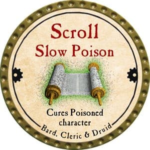 Scroll Slow Poison - 2013 (Gold) - C132