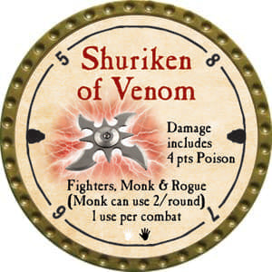 Shuriken of Venom - 2014 (Gold) - C66