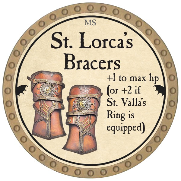 St. Lorca's Bracers - 2026 (Gold) - C