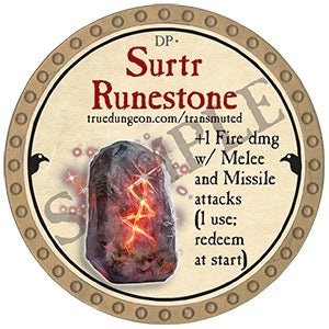 Surtr Runestone - 2025 (Gold)