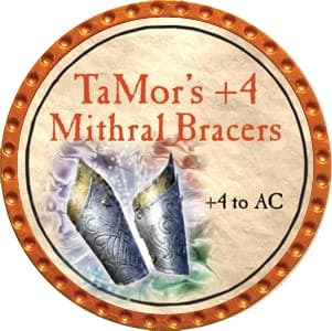 TaMor’s +4 Mithral Bracers - 2012 (Orange) - C139