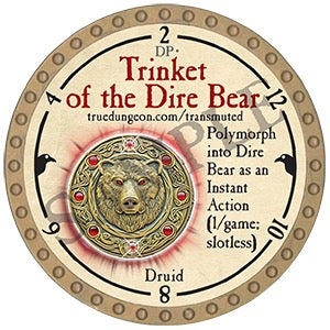 Trinket of the Dire Bear - 2025 (Gold) - C184
