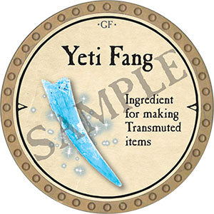 Yeti Fang - 2021 (Gold) - C135