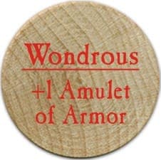+1 Amulet of Armor - 2005b (Wooden)