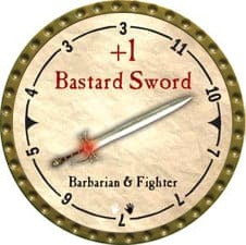 +1 Bastard Sword - 2007 (Gold)