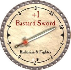 +1 Bastard Sword - 2007 (Platinum) - C17