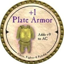 +1 Plate Armor - 2007 (Gold) - C117