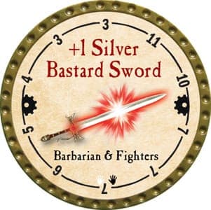 +1 Silver Bastard Sword - 2013 (Gold) - R