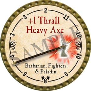 +1 Thrall Heavy Axe - 2016 (Gold) - R