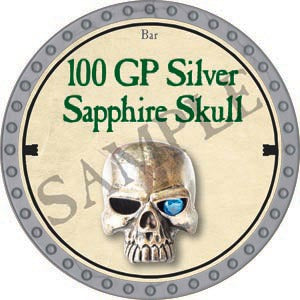 100 GP Silver Sapphire Skull - 2020 (Platinum)