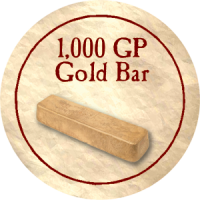 1,000 GP Gold Bar - Yearless (Gold) - Unusable