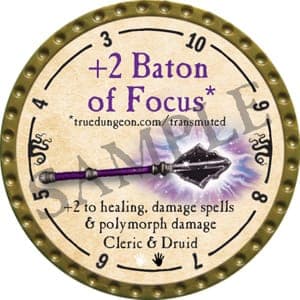 +2 Baton of Focus - 2016 (Gold) - C115