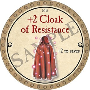 +2 Cloak of Resistance - 2023 (Gold)