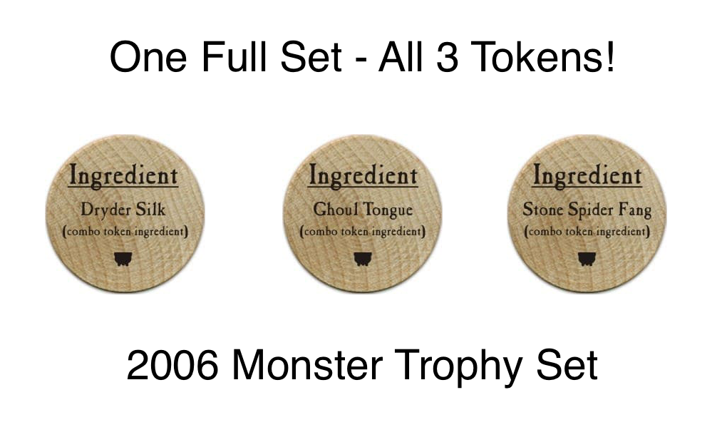 Monster Trophy Set - 2006 (Wooden) - C37