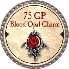 75 GP Blood Opal Charm - 2008 (Platinum) - C37