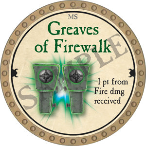 Greaves of Firewalk - 2018 (Gold) - T