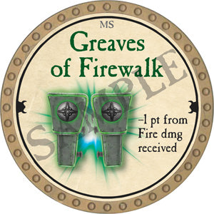 Greaves of Firewalk - 2018 (Gold) - C12
