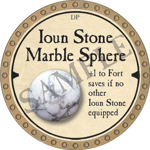 Ioun Stone Marble Sphere - 2019 (Gold) - C