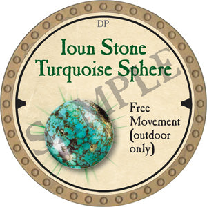Ioun Stone Turquoise Sphere - 2019 (Gold)