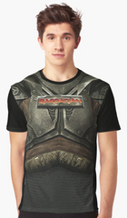 Dungeon Adventure Graphic T-Shirt: Barbarian