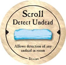 Scroll Detect Undead - 2005b (Wooden)
