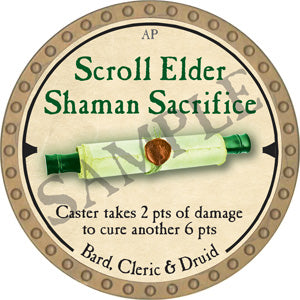 Scroll Elder Shaman Sacrifice - 2019 (Gold) - C51