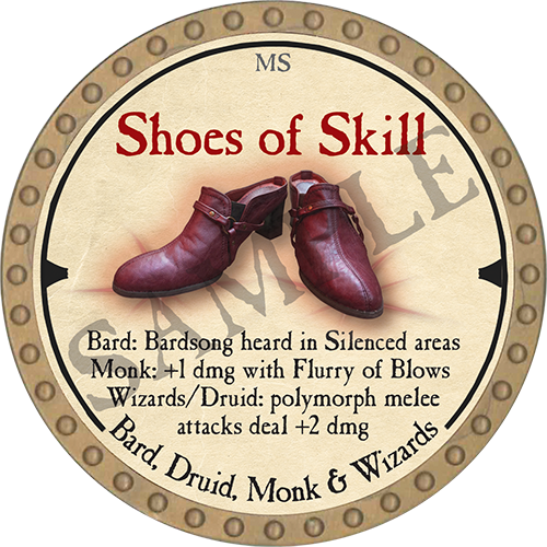 Shoes of Skill - 2019 (Gold) - R