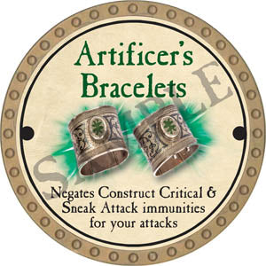 Artificer’s Bracelets - 2017 (Gold)