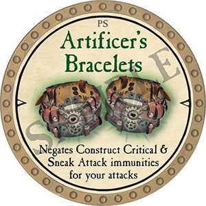 Artificer's Bracelets - 2021 (Gold)
