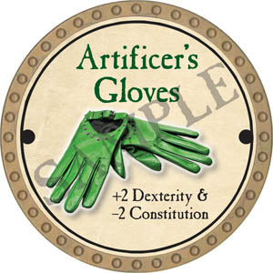 Artificer’s Gloves - 2017 (Gold) - C17