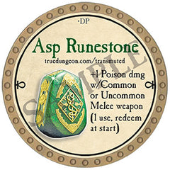 Asp Runestone - 2024 (Gold)