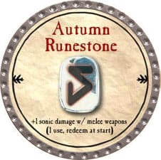 Autumn Runestone - 2009 (Platinum) - C007