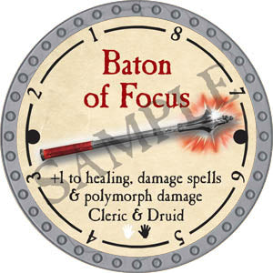 Baton of Focus - 2017 (Platinum) - C37