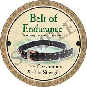 Belt of Endurance - 2017 (Gold) - C37