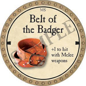 Belt of the Badger - 2020 (Gold) - C